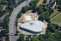 Stadium with ice rinks and pool Stadium with ice rinks and pool