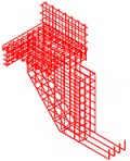 Reinforcement and formwork for complex shapes in Advance Concrete