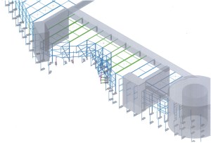 Autodesk Advance Steel Project: Skyline Plaza FFM