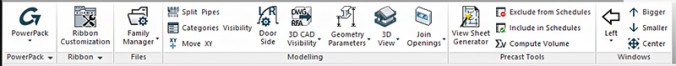 PowerPack for Revit® ribbon showing General Modeling tools