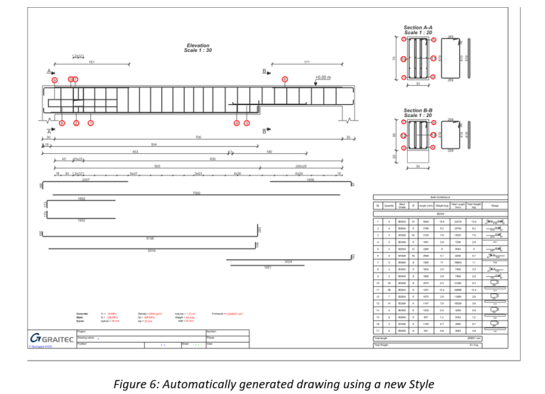 Customizing a drawing style template in Advance Design modules | Civil ...